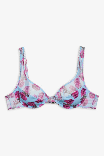 Floral Stems Underwire Bikini Top