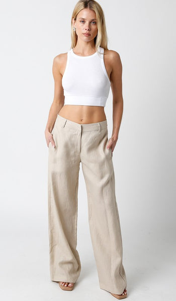 Beatrice Pants - Natural