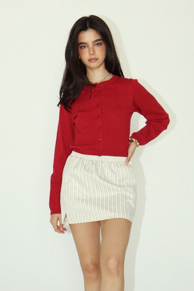 Cherry Knit Cardigan