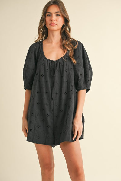 Eden Puff Sleeve Romper