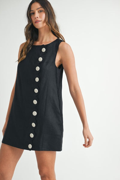 Callan Button Dress