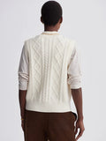 Joilette Roll Neck Vest - Egret