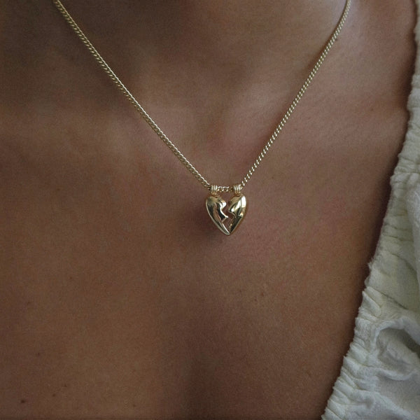 Taryn Broken Heart Necklace