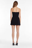 Kerry Skort Romper - Black/Ivory