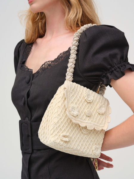 Betty Bouquet Knit Purse