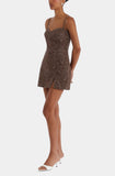 Taylor Skort Romper - Brown Paisley