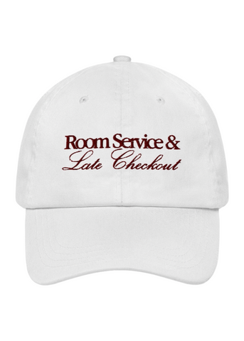 Room Service Late Checkout Dad Hat