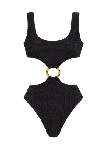 Ky One Piece - Black Crochet