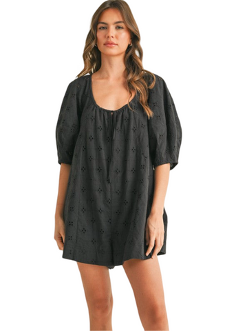 Eden Puff Sleeve Romper