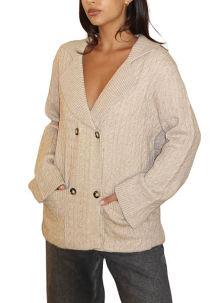 Aspen Cable Knit Cardigan