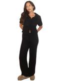 Hailee Boucle Knit Set - Black