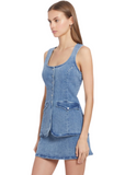 Kya Skort Romper - Classic Wash