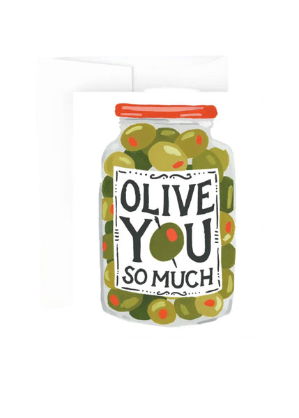 Olive You Card