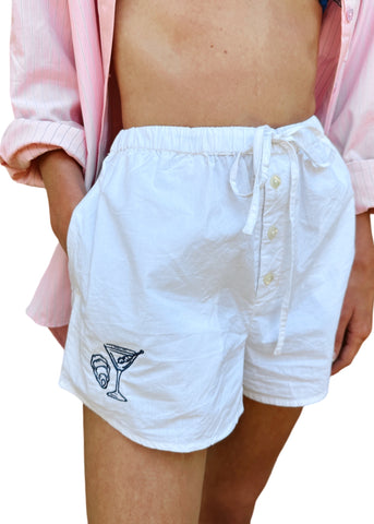 Oyster Club Embroidered Boxer Short (PRE-ORDER)