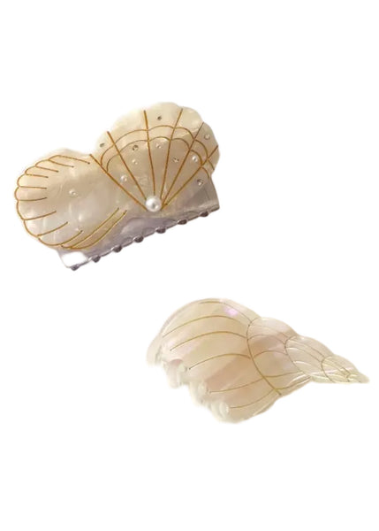 Pearl Shell Hair Claw