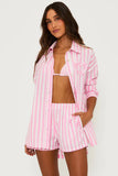 Tia Short - Pink Prism Stripe