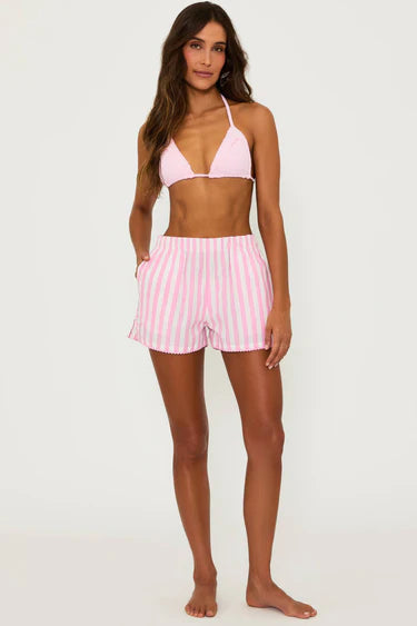 Tia Short - Pink Prism Stripe