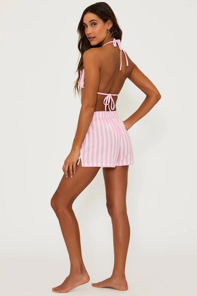 Tia Short - Pink Prism Stripe