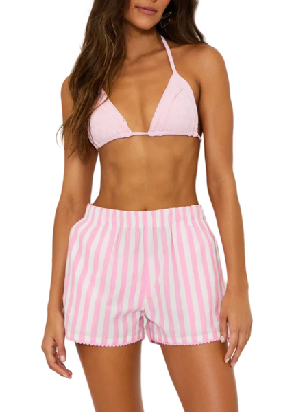 Tia Short - Pink Prism Stripe