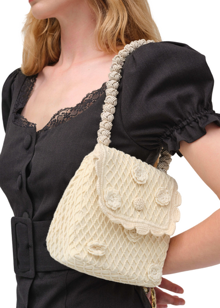 Betty Bouquet Knit Purse