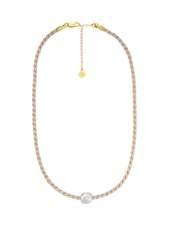 Paris Pearl Cord Necklace