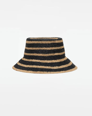 Isadora Hat - Black Stripe