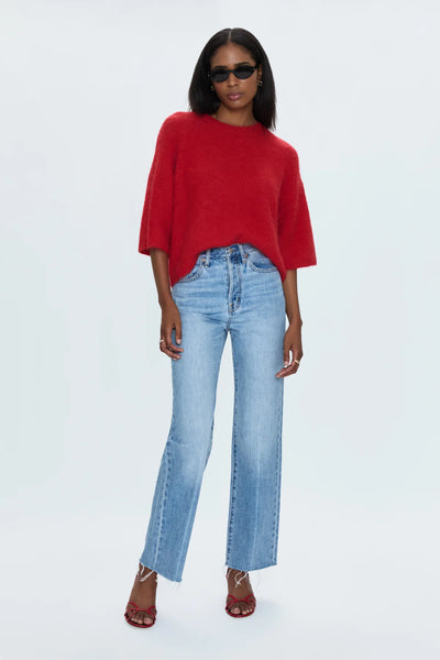 Micah Sweater Top - Ruby (PRE-ORDER)