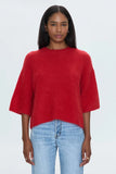 Micah Sweater Top - Ruby