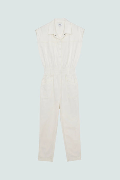 Rosie Jumpsuit - Porcelain