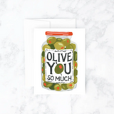 Olive You Card