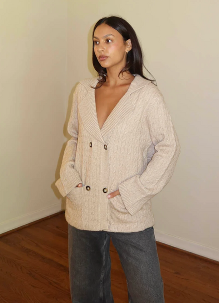 Aspen Cable Knit Cardigan