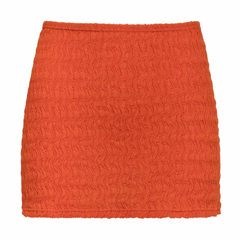 Micro Skirt - Tangerine