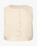 Boxy Linen Boatneck Top