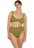 Nadine Bikini - Metallic Moss