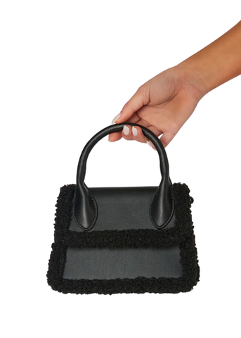 Teddy Cross Body Bag - Black