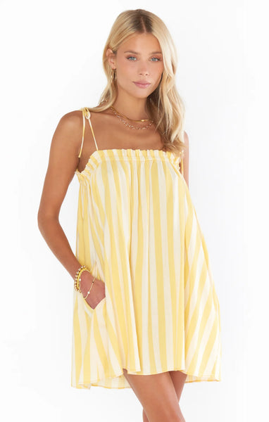 Angel Mini Dress - Sunny Stripe